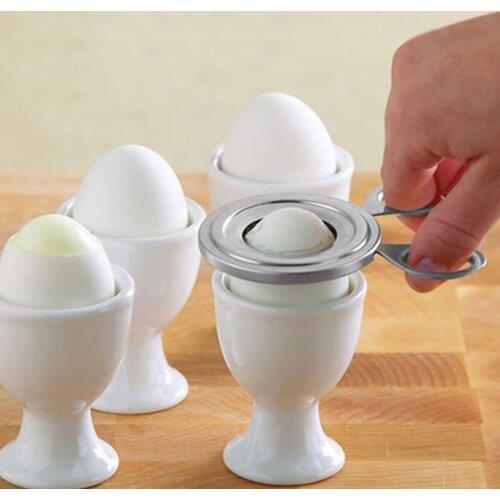 2021 Best Selling Stainless Steel Slicer Small Diameter Hole Sheller Egg Clipper Kitchenware Creative Tool Set