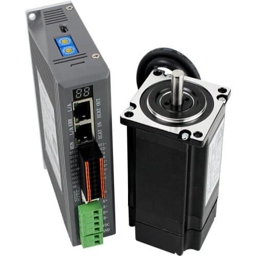 Lichuan CNC for Automatic 57mm Ethercat Protocol Closed Loop Stepper Motor Driver with 1.25n.m Step Motor kit