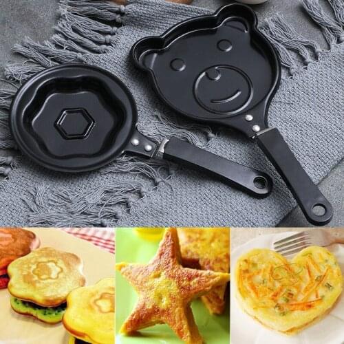 Mini Egg Breakfast Fryer Multi-styles Non-stick Pan Pancakes Crepe Pan Molds For Home Kitchen C1