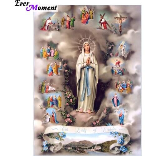 3D DIY Diamond Painting Jesus Pattern Needlework Mosaic Full Square 5D Diamond embroidery Icon Set For Decor Painting ASF134