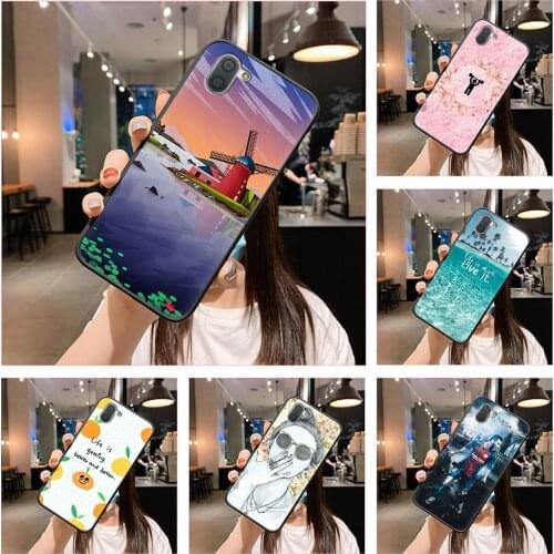 Original For men Phone Case For Sharp Aquos R3/SHV44/SH-04L Waterproof Glitter TPU New Arrival