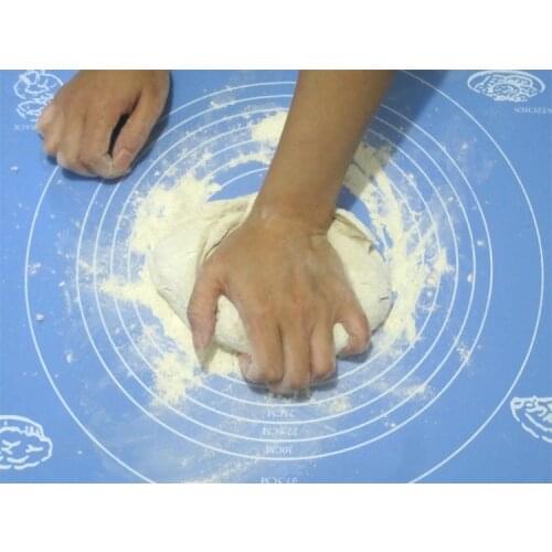 Thick silicone resistant high temperature pad roll baking mat big size kneading pad insulation pad 50*40cm