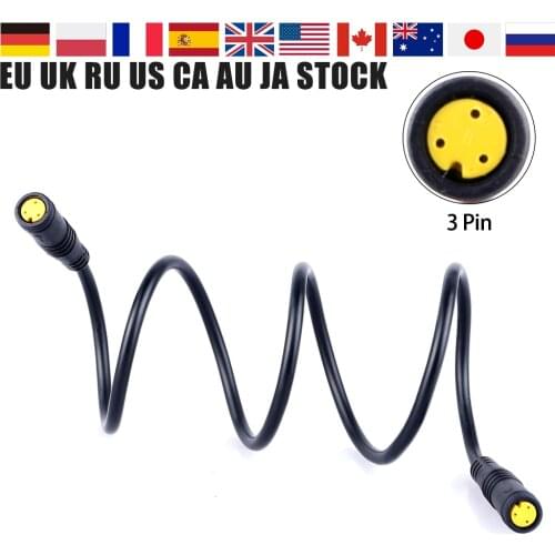EBike 3Pin Extension Cable for Bafang Brake Lever Electric Bycicle Mid Drive Motor Conversion Component