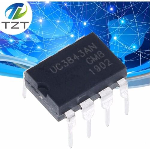 UC3843 DIP8 10pcs/lot UC3843B UC3843BN UC3843AN 3843 DIP8 PWM Switching Power Converter