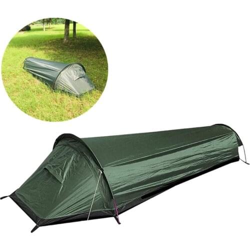 Ultralight Camping Tent Waterproof Outdoor Hiking Tent 210D Oxford Backpacking Tent Single Tent Waterproof Sleeping Bag