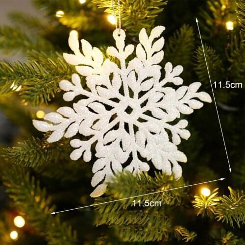 1 Set Christmas Tree Pendant Workmanship Multi-type White Christmas Party Decoration Pendant for Holiday DIY Decorations