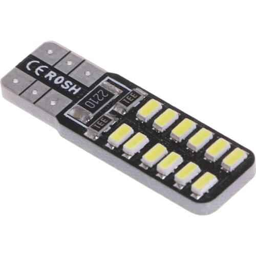 1PC Canbus T10 W5W 3014 SMD 24 LED Car Auto Light Source Bulb Backup Lamp White F19A