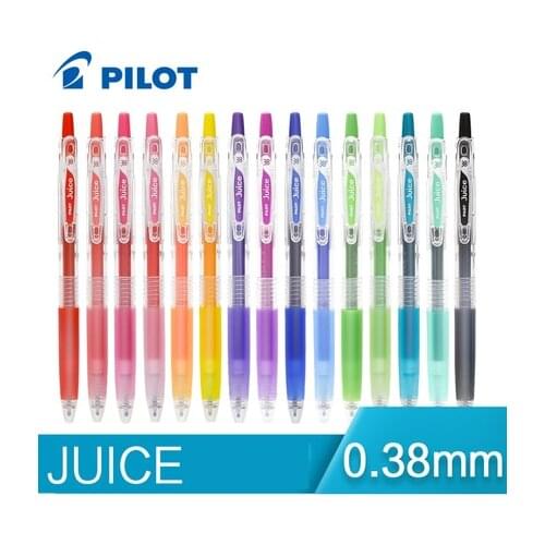 1pc PILOT LJU-10UF Lovely Candy Colors Fruit Juice Press Gel Pen 0.38mm 24 Normal Colour Drawing Cute Girl Handbook Writing