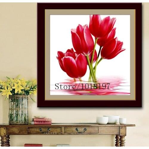 5d Diy Diamond Painting Crystal Diamond Painting Cross Diamond Embroidery Peacocks Mosaic Painting Flower Beautiful Dream