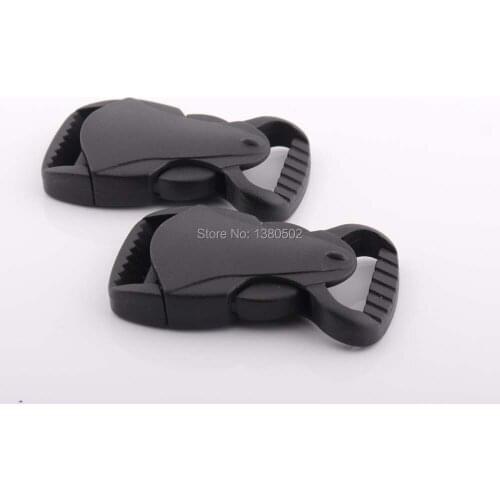 6pcs/lot plastic 25mm wide safety buckle Release Clasps Buckles for backpack bag top quality
