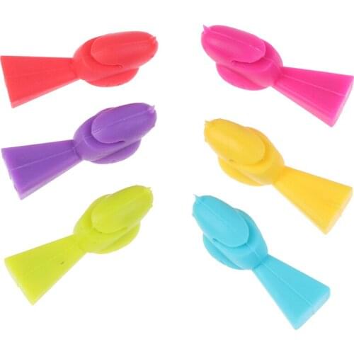 6PCS Silicone Bird Tits Wine Glass Mark Wine Glass Recognizer Cup Distinguisher