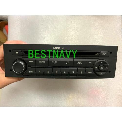GENUINE RD45 Car Radio with CD USB Bluetooth for Peugeot 207 206 307 308 807 Citroen C2 C3 C4 C5 C8