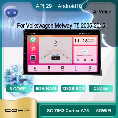 Used for 2008-2015 Volkswagen Metroway vehicle intelligent multimedia video player VW Multivan T5 radio GPS navigation