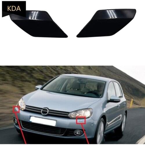 Auto Front Bumper Headlight Washer Cover Cap for VW Golf MK6 VI 2009 2010 2011 2012 5K0955109C 5K0955110C