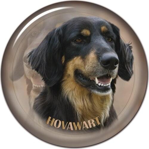 B0897# 13CM/17CM Self-Adhesive Decal Hovawart Dog V3 Car Sticker Decors on Bumper Rear Window Laptop