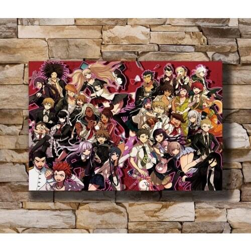 Danganronpa Anime Manga cancas painting Poster Art HD Print Decoration painting for bedroom frame