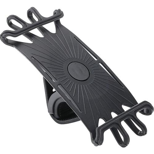 Bike Handlebar Mount Silicone Mobile Phone Holder For 4 to 6 inch Smartphone Support Stand Motorcycle Bicycle MTB Phone Bracket