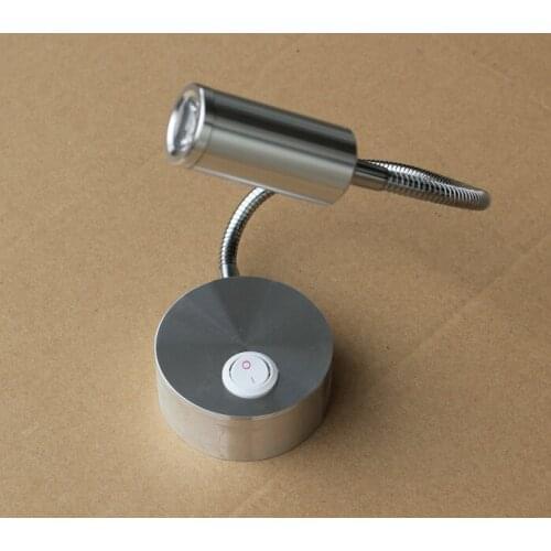 Picture light reading lamp 1W pure aluminum LED hose lamp bedside lens headlight ZZP1711801