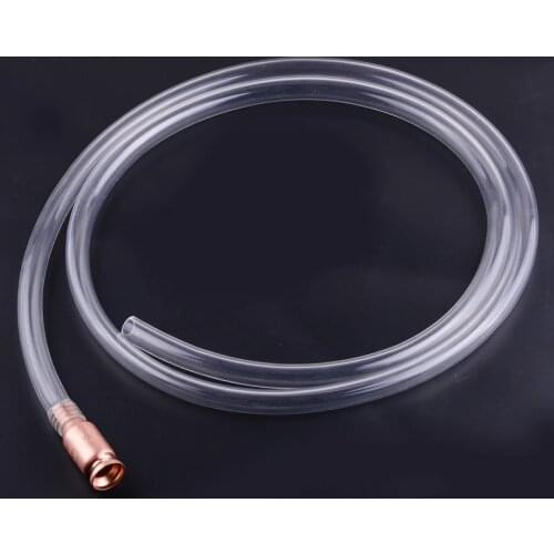 LETAOSK 6FT Fuel Water Oil Self Priming Transfer Paint Copper Shake Siphon Hose Jiggler Pump Aquarium Fish Tank Cleaning