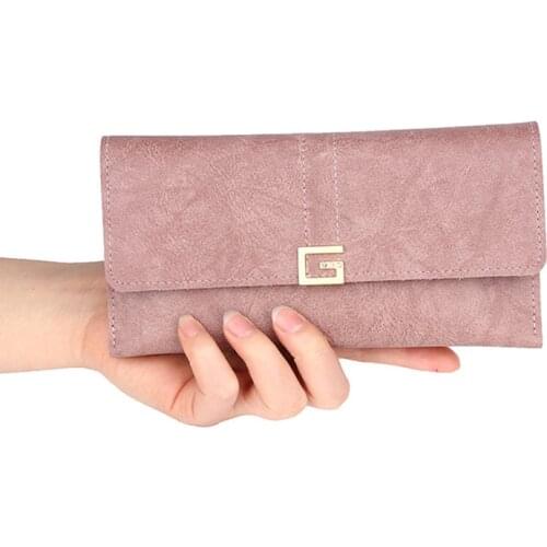 Hot Sales PU Leather Wallet For Women Fashion Large Capacity Multi Card Holder With Coin Pocket Female Slim Long Clutch Purse