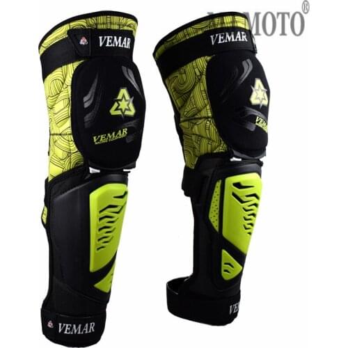 2pcs Vemar Motorcycle Knee Protector Adjustable Pads Ski Bicycle Pads Racing ATV Protective Guards Fireproof Motorcycle Kneepads