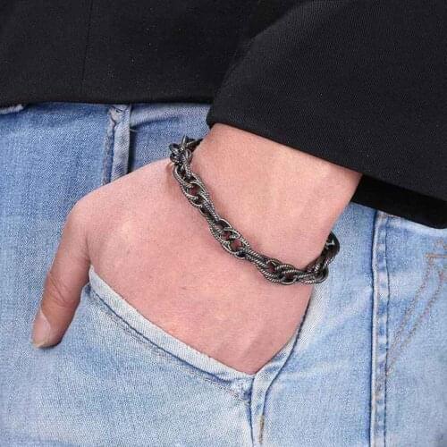 2021 New Stainless Steel Chain Bracelet Fashion Jewelry For Women And Men Birthday Party Gift GS0069