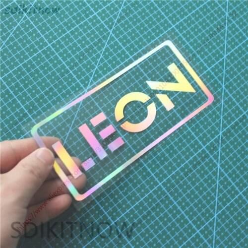 New Rainbow color changes as light Car Decal Sticker Styling Window Door For seat leon 5f mk3 mk2 mk3 st fr accessories