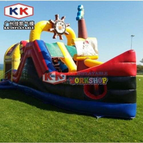 40ft New design pirate ship obstacle course for commercial