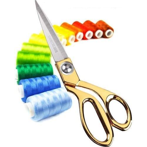 Professional Tailor Scissors Sewing Scissors For Fabric Needlework Stainless Steel Scissors Cutting Scissors Dressmaker Shears