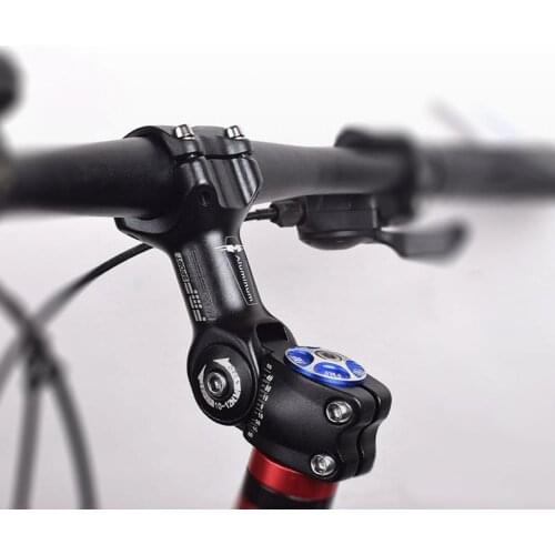 Adjustable ±60° Bicycle Stem On For Road MTB Bike Stem Riser Handlebar Stem Extension Adapter Head Elevator 25.4/31.8mm 90-120mm