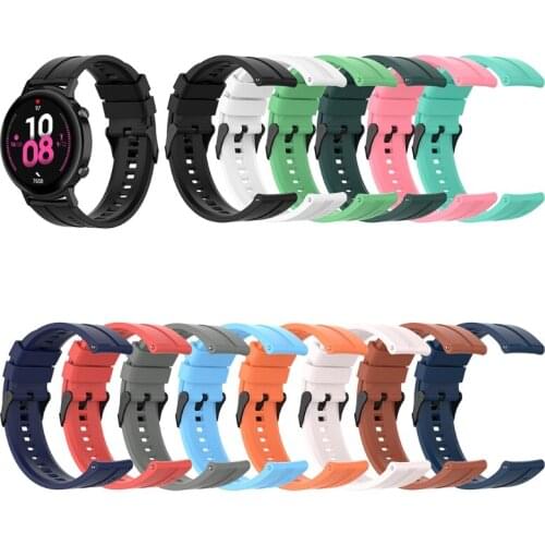 20mm Silicone Watch Band Strap with Quick Release Pins Suitable for Watch Fit Si 85LB