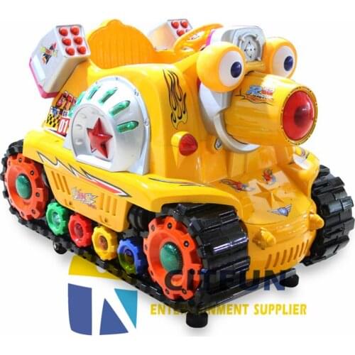 Super Cool Coin Operated Big Eyes Panzer Swing Machine,Interactive sounds and spectacular led light Kiddie Rides CIT-KR005D