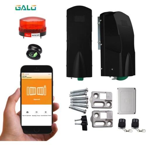 Heavy Duty Wheel Type Automatic Swing Gate Opener Support WiFi Control For Universal Home Villa Gate Door 180 ° Opener Closer