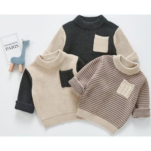Girl Sweater Kids Baby Toddler Tops 2021 Casual Thicken Warm Winter Autumn Wool Knitting Cashmere Christmas Children Clothing