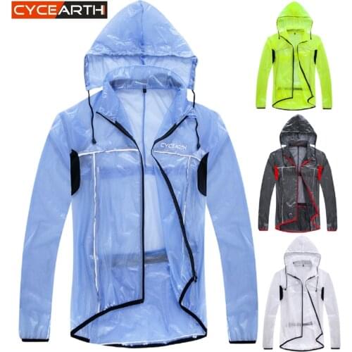 CYCEARTH 2018 Pro Cycling Raincoat Cycling Jersey Bicycle Jersey Windcoat MTB Bike Clothing Jacket Rainproof Waterproof Clothes