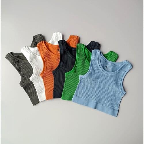 LANTECH Women Yoga Vest Sport Vest Fitness Breathable O-neck Gym Athletic Tank Tops Athletic Gym Crop Top Activewear