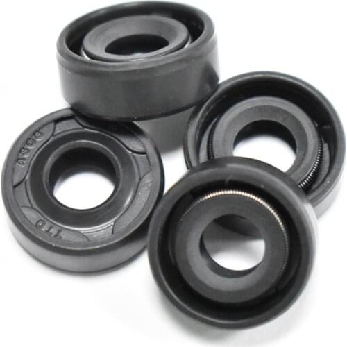 10pcs/lot Black Oil Seal Ring Replacements 7mm*8mm*18mm Wearable Breadmaker Sorbet Machine blender spare parts
