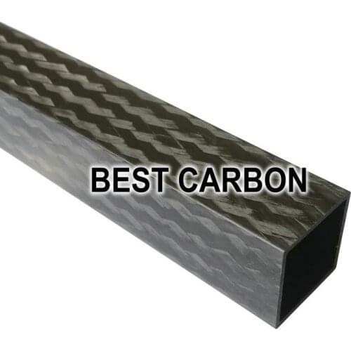 Pull-winding or Pull-braided Square Carbon FiberTube, CFK Rohre , carbon fibre pole