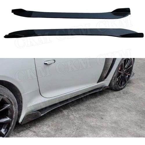 Carbon Fiber Side Skirts Body Apron Kit for Jaguar F Type 2 Door 2015 2016 2017 2018 2019 2PCS/Set Car styling