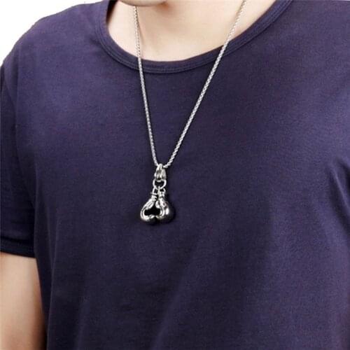 3d Boxing Gloves Necklace Fashion Sports Series Single Product Personality Pendant Necklace Different Models цепь на шею 04