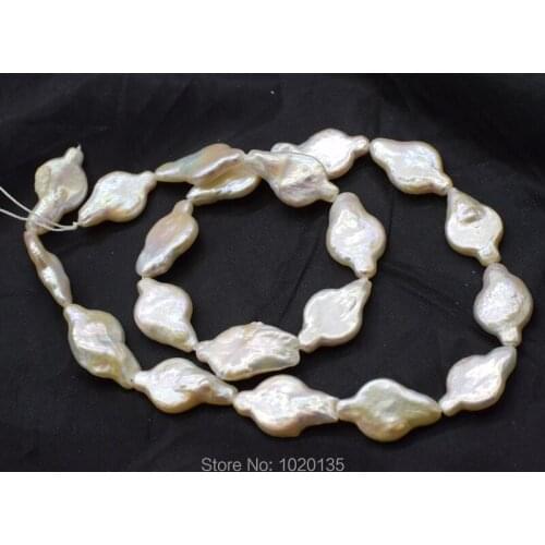 Loose beads freshwater pearl unique square 10*20mm nature 15" for making jewelry necklace FPPJ wholesale