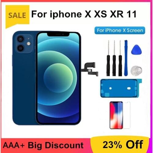 Pantalla OLED For iphone X XS MAX XR TFT With 3D Touch Digitizer Assembly 11 Pro Max LCD Screen Replacement Display Ecran