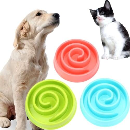Pet Dog Feeding Food Bowls Puppy Slow Down Eating Feeder Dish Bowl Prevent Obesity Pet Dogs Supplies Dropshipping