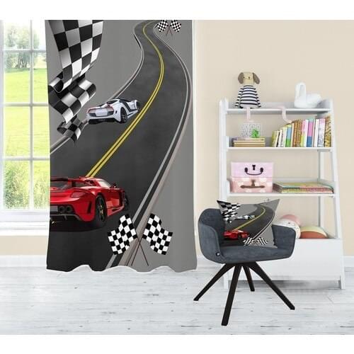 Bebişim Carpet Trolley Children Room Backdrop Curtain