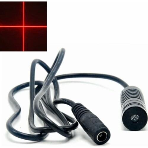 Red Laser Cross Diode Module 650nm 250mw 3-5V 14.5x45mm with Adapter