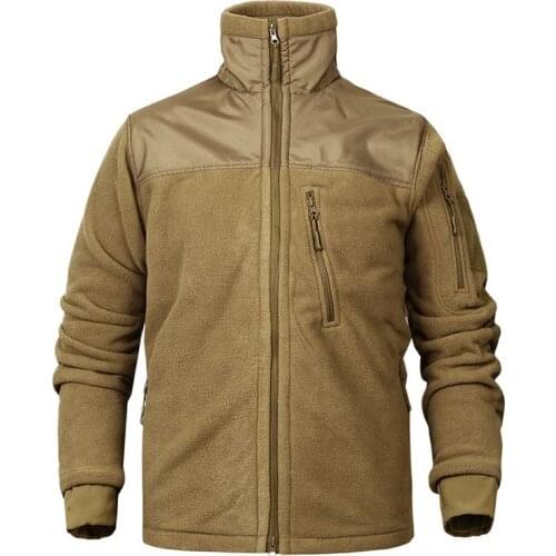 Tactical Fleece Jacket Military Army Clothing Men Jacket Coat Autumn Winter Warm Thick Fleece Jacket Dropshipping