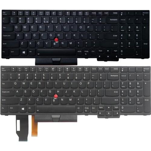 NEW US laptop Keyboard for Lenovo ThinkPad E580 E585 L580 P52 P72 US keyboard