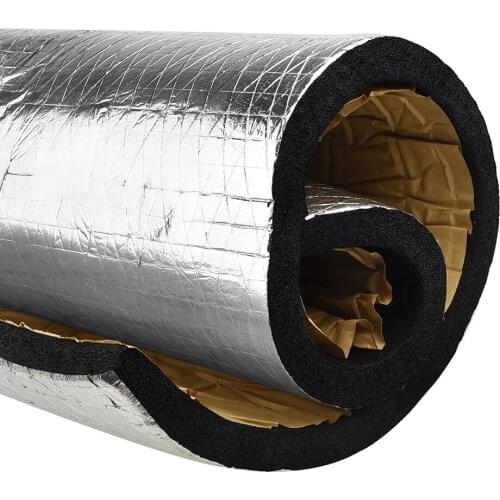 Practical Foam Silver Insulation Soundproof 100*50*2cm Vehicle fire resistant