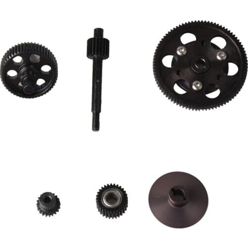 RC Model car 1/10 RC car SCX10 metal drive transmission straight gear box for RC 1/10 axial locking gearbox parts
