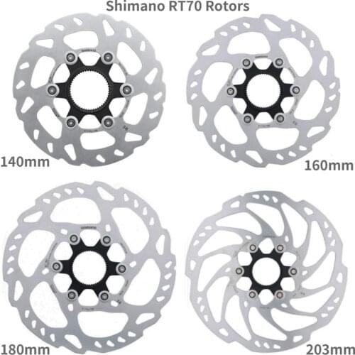 SHIMANO RT70 SM RT70 Rotor 140mm 160mm Road Bicycles Rotor for BR-R7070 BR-R8070 CENTER LOCK Disc Brake Rotor